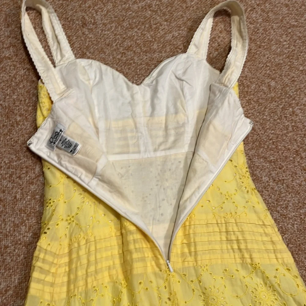 Lilly Pulitzer Yellow Eyelet Sundress - Picture 8 of 8